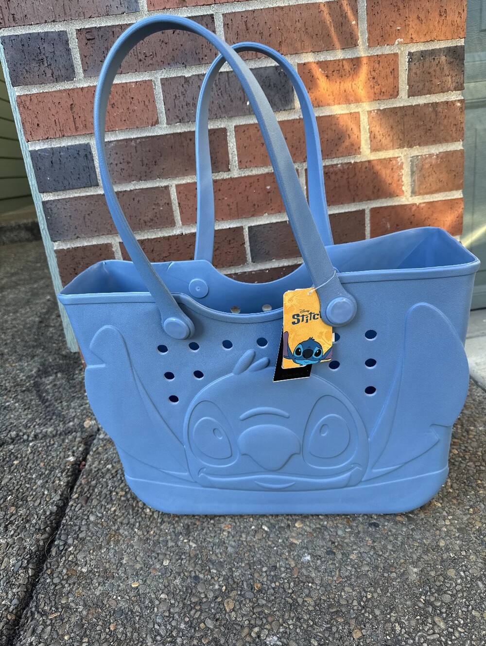 Disney 3D Stitch Molded Tote “Bogg” Bag Style large